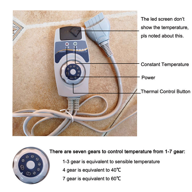 50*150CM Verre Infrarood heating mat Tourmaline heated mats constant temperature Matras for Rug-, Schouder- & Spierpijnverlic