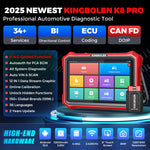 US EU Warehouse 2026 K8 PRO full system car diagnostic tool bidirectional control OBD2 Auto Scanner lifetime free updates