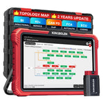 KINGBOLEN K10 PRO All System OBD2 Scanner diagnostic tool for All Cars topology map Voertuigscanner ECU coding CAN FD&DoIP
