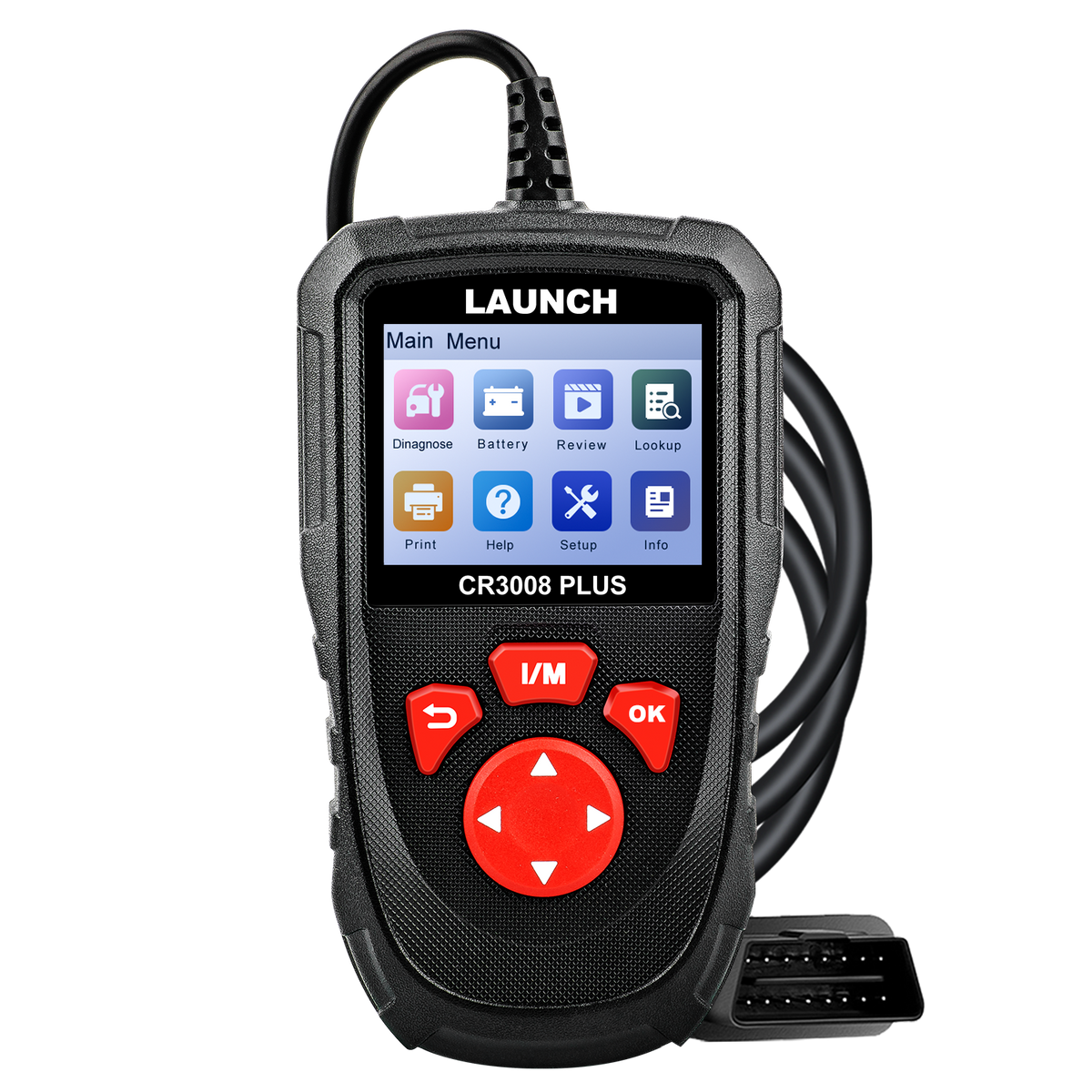 USA EU Warehouse professional CR3008 PLUS diagnostic tool Motor Analysator OBD2 Scan Tool bidirectional control code reader