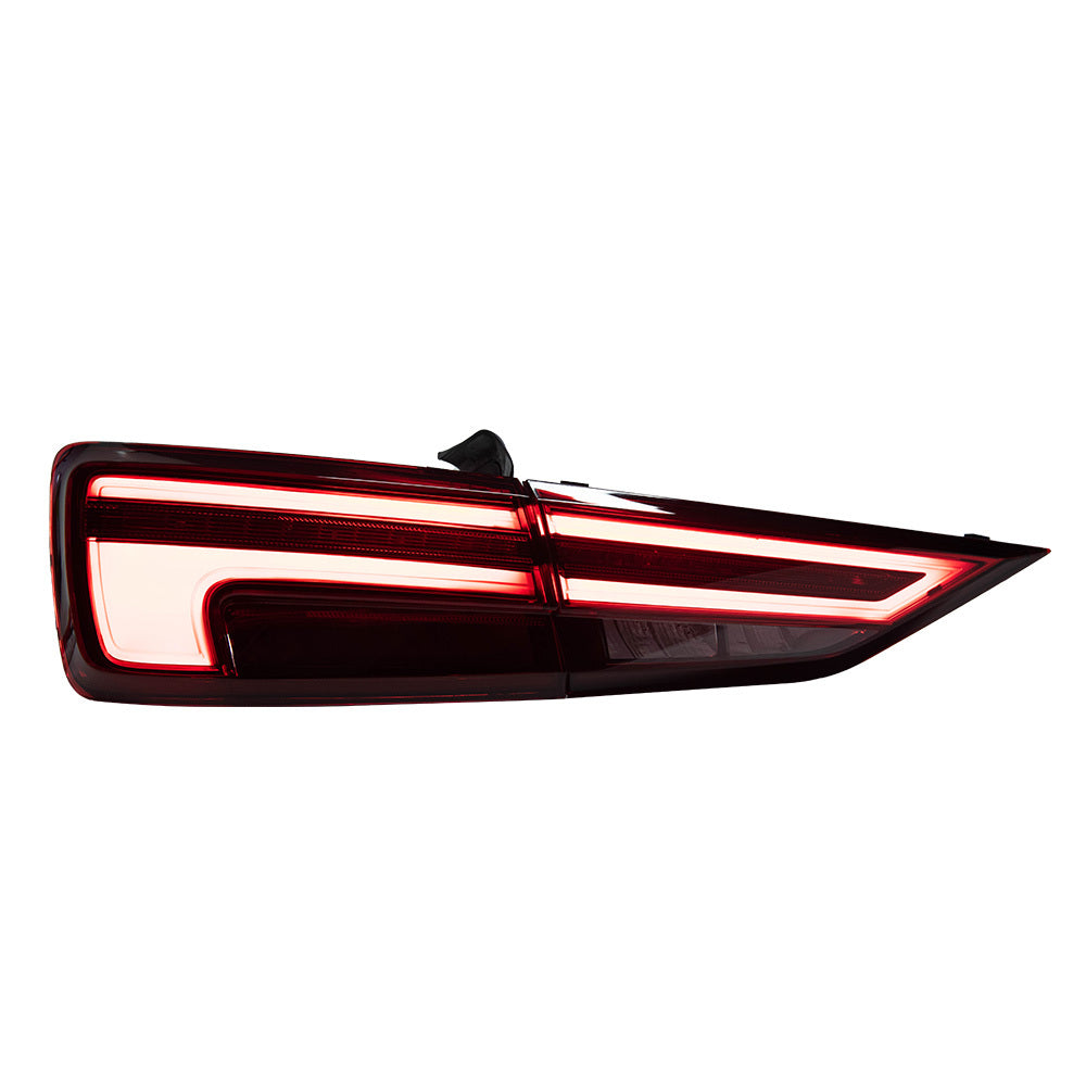 AKD LED tail lights for Audi A3 heldere lens new staat tail light upgrade for modeljaren 2013-2019 free shipping to the buitenland