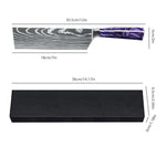 7 Inch Cleaver Kitchen knife Stainless steel Groentehakkoks Knife Ultrascherpe Kookmessen For Restaurant, Geschenkdoos