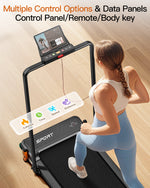 Foldable home Gym fitness equipment for bodybuilding electric treadmill with 5% manual incline adjustment EU stock