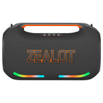 ZEALOT ZE41 250W powerful Wireless Speaker with RGB lighting and Schouderband Perfect