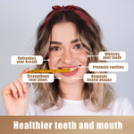 6-pack natural plantentanden miswak-sticks - vacuum packed traditionele mondverzorging takjes with kruidnagelsmaak for frisse adem