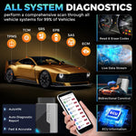 new Edieag Elite OBD2 Scanner All system Active Test 15 + Reset for Ios & Android lifetime free