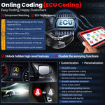 LAUNCH X431 PRO3S+ V5.0 ELITE full system OBD2 scanner ECU coding automotive diagnostic tool with 2 year free maintenance