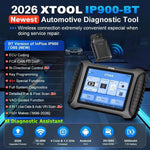 Duitsland EU Stock XTOOL diagnostic Tool IP900BT Automotive ECU Programmer OBD2 code reader full system Scan Tool with 41+ Re