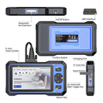 MUCAR 682 AI car diagnostic tool with 20+ services, CAN FD, 6,2 inch touchscreen, bidirectional, wereldwijd, meertalig, free 