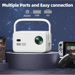 Topleo free shipping Projector Home Theater Projector Led Lcd Video Android 1080P Smart Projector portable 4K Mini Projector
