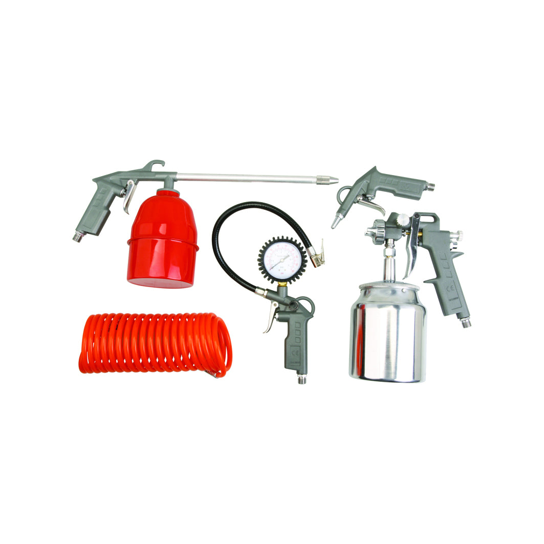 MAURER MAU82963 5-piece pneumatic accessory set for air spray gun compressor Italy