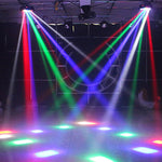 moving kop DJ-lighting LED Spider 80W RGBW stage lighting geluidsgeactiveerd DMX-512 for feest, pub, wedding, evenement, club