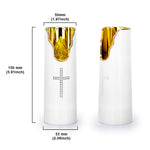 modern European Mini LED Koude White Rookvrije Gebedskaarsen Electronic Music Handheld Kaarslamp Nacht Church