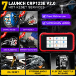 US EU LAUNCH CRP123E V2.0 Autotuning tool Car Code reader Chip Tuning OBD2 Scanners Car Diagnostics Tool