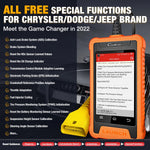Usa Eu Warehouse Launch Cre Full System Diagnostic Tool for Chrysler OBD2 Code reader Auto Scanner on Jeep Dodge