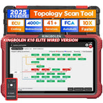 EU Warehouse KINGBOLEN K10 Elite bidirectional test OBD2 Scanner full system 10" Display code reader Topologische Grafiek
