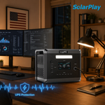 portable outdoor-power station of 2400W 2160Wh, 220V UPS-generator, Solar Lifepo4-battery for home use