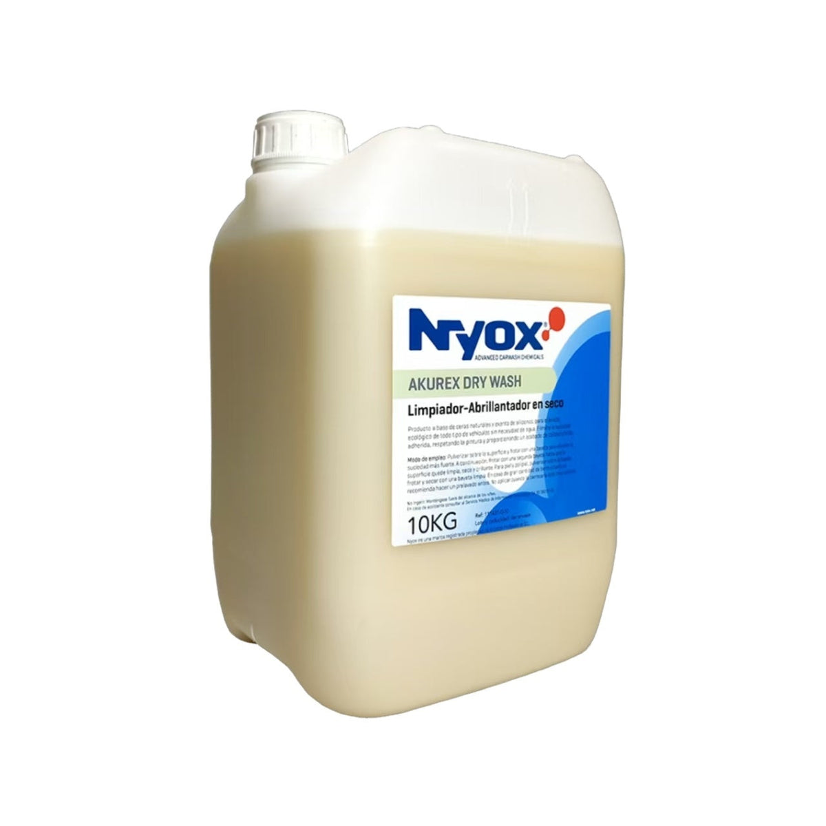 NYOX AKUREX DRYWASH Waterless Car wash Concentrate Eco No Water Rinsing Without Water Paint-safe Without Water Stain removal Shine Detailing 20KG