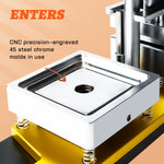 Square Fridge Magnet badge machine 50Mm Rotary Manual Fridge Magnet Maker suitable as Gift for Children
