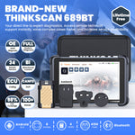 THINKCAR ThinkScan 689BT Bluetooth OBD2 Scanner professional car diagnostic tool full system ECU coding CAN FD DoIP Protocol