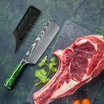 7 Inch Cleaver Kitchen knife Stainless steel Groentehakkoks Knife Ultrascherpe Kookmessen For Restaurant, Geschenkdoos