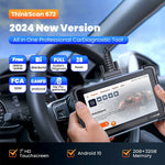 ThinkScan 672 professional car diagnostic tool CAN FD bidirectional 28 Reset IMMO full system free Auto OBD2 Automotive Scann