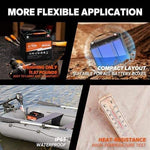 US Local 12V 50Ah LiFePO4 battery Diepcyclus High Prestatie for Camper, Boot, solar-energy system, Off-Grid system