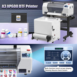 European Warehouse XP600 DTF Printer Printmachine Shaker Dryer DTF machine for Small Businesses A3 33CM Printer