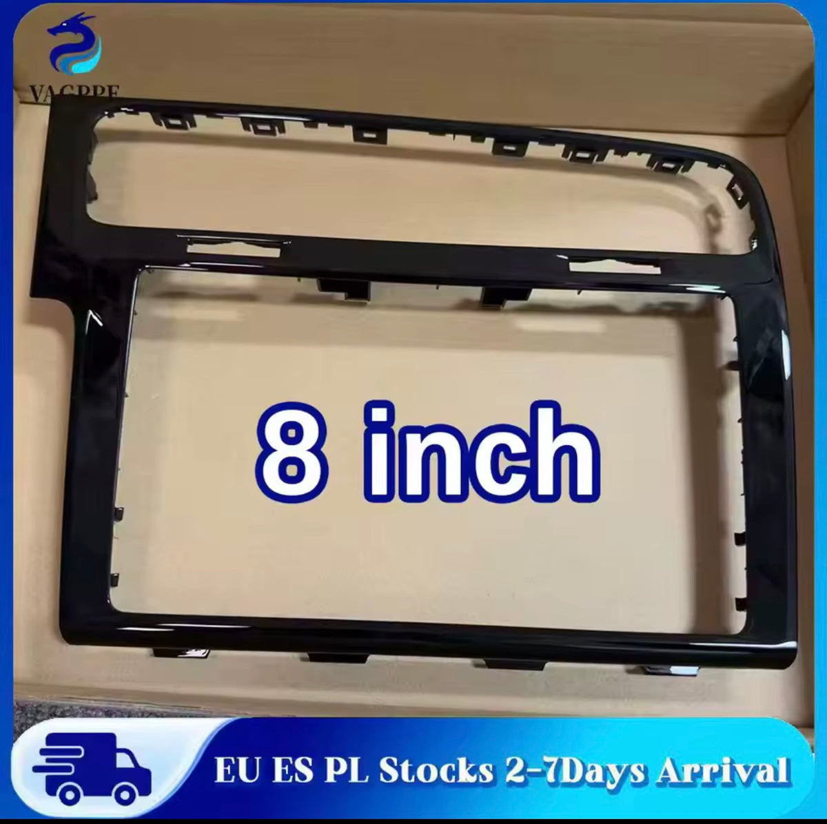 8 inch / 9,2 inch LHD Piano Black MIB Frame Radio Paneel Decoratief Frame voor Volkswagen Golf 7 MK7 Golf 7.5 MK7.5