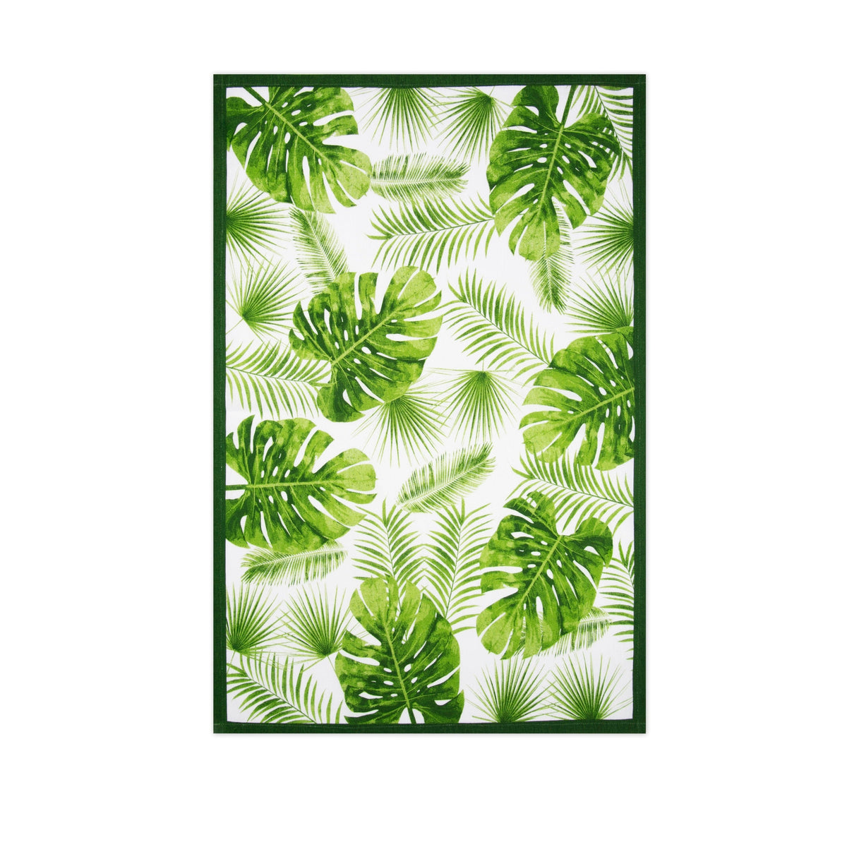 Excelsa Ecologisch Geprint Bloemmotief Cotton Theedoek 50x70 Cm Multicolor