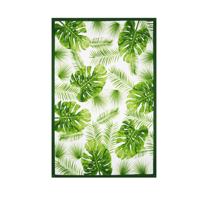 Excelsa Ecologisch Geprint Bloemmotief Cotton Theedoek 50x70 Cm Multicolor