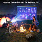 2W 3D Animatie Laserlicht DMX APP Control Full Color RGB Manual Graffiti DJ Animatie Laser Projector for Party Bar Evenemente