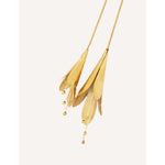 CUCOCUCA YXQ 53 Long-Lasting Shine Gold brushed stainless steel fine chain necklace