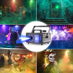 1200W RGB 9 LED Magic Ball Effect smoke machine for Stage wedding Party Disco Nachtclub Show smoke machine