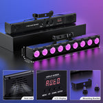 U`King 4-delige 36W Wall Washer lighting DMX remote control 9x4W RGB LED Stage Wall Washer Bar Licht for DJ wedding Feest